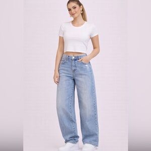 RSQ High Rise Wide Leg Jeans NWOT Size 24